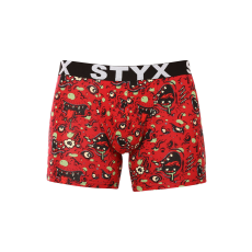  Férfi boxeralsó Styx hosszú art sportos gumipánt készült gumi zombi (U1451) XXL