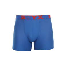  Férfi boxeralsó Styx hosszú sportos gumipánt kék (U967) XL