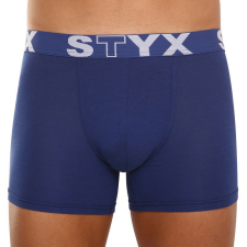 Férfi boxeralsó Styx hosszú sportos gumipánt sötétkék (U968) M férfi alsó