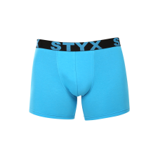 Férfi boxeralsó Styx hosszú sportos gumipánt világoskék (U1169) XL férfi alsó