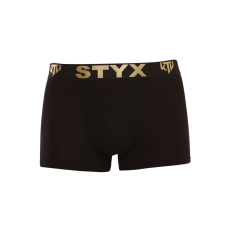  Férfi boxeralsó Styx / KTV sportos gumipánt fekete - fekete gumi (GTC960) L