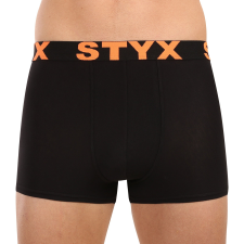 Férfi boxeralsó Styx sportos gumipánt fekete (G5960) XXL férfi alsó