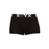 Férfi boxeralsó Styx sportos gumipánt fekete (G960) M