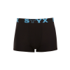  Férfi boxeralsó Styx sportos gumipánt fekete (G961) XL