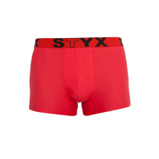  Férfi boxeralsó Styx sportos gumipánt piros (G1064) S