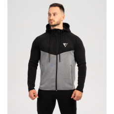  Férfi felső "Victory", szürke/fekete - XL