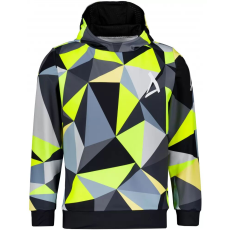 Férfi funkcionális pulóver prémium ALTISPORT VOJ/ALM007MI01 FEKETE/FLUO SÁRGA méret: XL