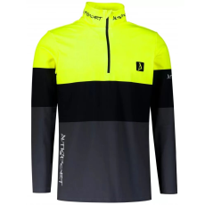 Férfi funkcionális Thermo pulóver prémium ALTISPORT VOJ/ALM051TER03 NEON SÁRGA/SZÜRKE méret: L