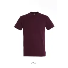  Férfi IMPERIAL környakas rövid ujjú pamut póló, SOLS SO11500, Burgundy-L férfi póló