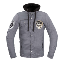 Férfi kabát W-TEC Black Heart Garage Built Jacket sötét szürke L motoros kabát