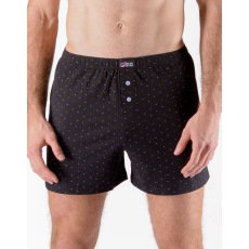  Férfi klasszikus boxeralsó Gino túlméretezett fekete (75206-MxCDBM) 3XL