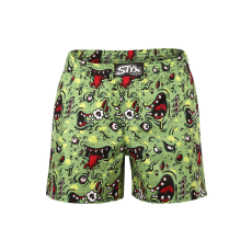  Férfi klasszikus boxeralsó Styx art klasszikus gumival zombi (AP1451) L