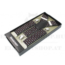  Férfi nadrágtartó - Bordó mintás ajándéktárgy