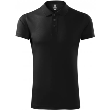 Férfi póló gallérral ALTISPORT NoPrint NP/ALM712 FEKETE méret: XL férfi póló