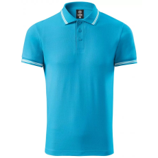  Férfi póló gallérral ALTISPORT NoPrint NP/ALM912 TÜRKIZ méret: XXXL