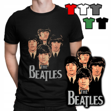  FÉRFI PÓLÓ MINTÁK VÁLASZTÁS - A BEATLES ROCK METAL ZENE - XS férfi póló