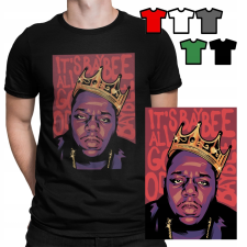FÉRFI PÓLÓ MINTÁK VÁLASZTÁS - NOTÓRIUS NAGY RAPPER HIP HOP - XXXL 3XL férfi póló