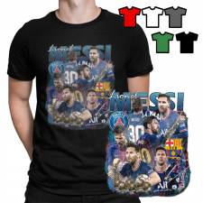 Férfi póló póló - Lionel Messi a focista - XXXL 3XL férfi póló