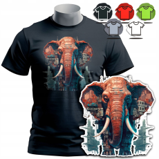  FÉRFI PÓLÓ PÓLÓ PÓLÓ MINTÁK A VÁLASZTÁS - ELEFÁNT SZAFARI AFRIKA TRUMP - 3XL