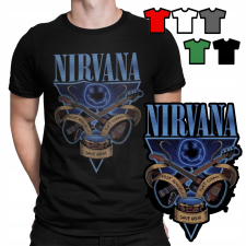 FÉRFI PÓLÓ PÓLÓ PÓLÓ MINTÁK A VÁLASZTÁSOD - NIRVANA ROCK METAL ZENE - XS férfi póló
