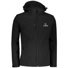 Férfi softshell kabát ALTISPORT ALM006522 FEKETE méret: M férfi kabát, dzseki