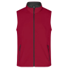 Férfi softshell mellény ALTISPORT NoPrint NP/ALM8211NJ PIROS FEKETE méret: S