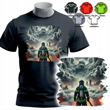 FÉRFI T-SHIRT T MINTÁK A VÁLASZTÁSOD SZERINT - TŰZOLTÓ TŰZOLTÓ - M férfi póló