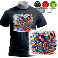 FÉRFI T-SHIRT T MINTÁK A VÁLASZTÁSOD SZERINT - ZENE - L férfi póló