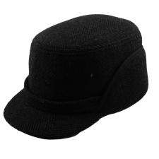  Férfi Tatás Halszálkás Lengyel  Téli Sapka Szín: Sötétszürke, Méret: 58 férfi sapka