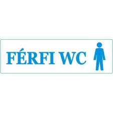  Férfi wc információs tábla, állvány
