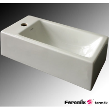  Feromix ATR A-A010-1 porcelán mosdó oldalsó peremrésszel csaplyukkal fürdőszoba kiegészítő