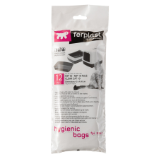 Ferplast Alomtálca zsák 42X30cm macska Wc-hez 12db (5361) macskatoalett