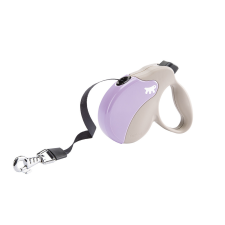 Ferplast Amigo Tape Mini automata póráz Purple Beige (75702019) nyakörv, póráz, hám kutyáknak