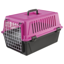 Ferplast Atlas 10 EL PINK Professional szállító box fém ajtóval RÓZSASZÍN (73007199P) szállítóbox, fekhely kutyáknak