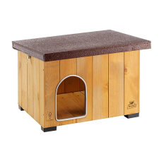  Ferplast Baita 50 Mini fa kutyaház 58x48x45,5cm (87013000) szállítóbox, fekhely kutyáknak
