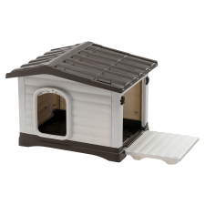  Ferplast Dogvilla 110 Outdoor Kutyaház + Meleg Párnafekhely (87257099Io) szállítóbox, fekhely kutyáknak