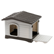  Ferplast Dogvilla 50 Outdoor kutyaház 48x48x44cm (7252599) szállítóbox, fekhely kutyáknak