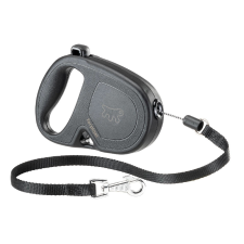 Ferplast Flippy ONE M Fekete zsinóros automata póráz 5M/20kg nyakörv, póráz, hám kutyáknak