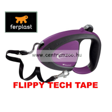 Ferplast Flippy Tech Deluxe Tape Large Purple Szalagos Póráz - Lila nyakörv, póráz, hám kutyáknak