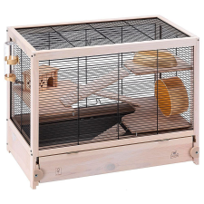 Ferplast Hamsterville Nero esztétikus hörcsög ketrec (57026517) ketrec, szállítóbox rágcsálóknak
