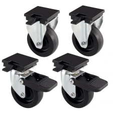 Ferplast Kerékkészlet L388B Atlas Professional 50-60 Boxokhoz 4Db (93396000) szállítóbox, fekhely kutyáknak