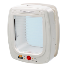 Ferplast Swing Microchip Large fehér kutya és macska ajtó kutyaajtó