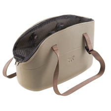 Ferplast With-Me Pro 44 kisállat szállító táska - beige-szürke (79520012) szállítóbox, fekhely kutyáknak