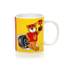 Ferrari bögre "I love FERRARI" sárga-piros ajándéktárgy