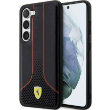 Ferrari FEHCS23SPCSK Samsung Galaxy S23 S911 fekete keménytok perforált 296 P tok és táska