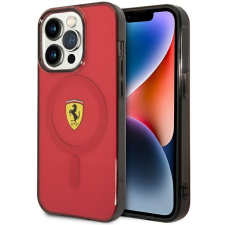 Ferrari FEHMP14LURKR iPhone 14 Pro 6,1&quot; piros keménytok áttetsző Magsafe tok és táska