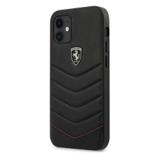 Ferrari FEHQUHCP12SBK iPhone 12 mini 5,4&quot; fekete Off Track steppelt keménytok tok és táska
