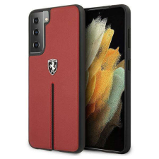 Ferrari FEOSIHCS21MRE S21+ G996 piros Off Track bőr Nylon csíkos keménytok tok és táska