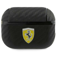 Ferrari FESAP2CABK AirPods Pro 2 borító fekete/fekete On Track PU Carbon fülhallgató, fejhallgató tok