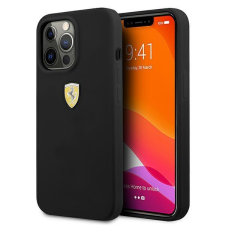 Ferrari FESSIHCP13XBK iPhone 13 Pro Max 6,7&quot; fekete kemény tok szilikon tok és táska